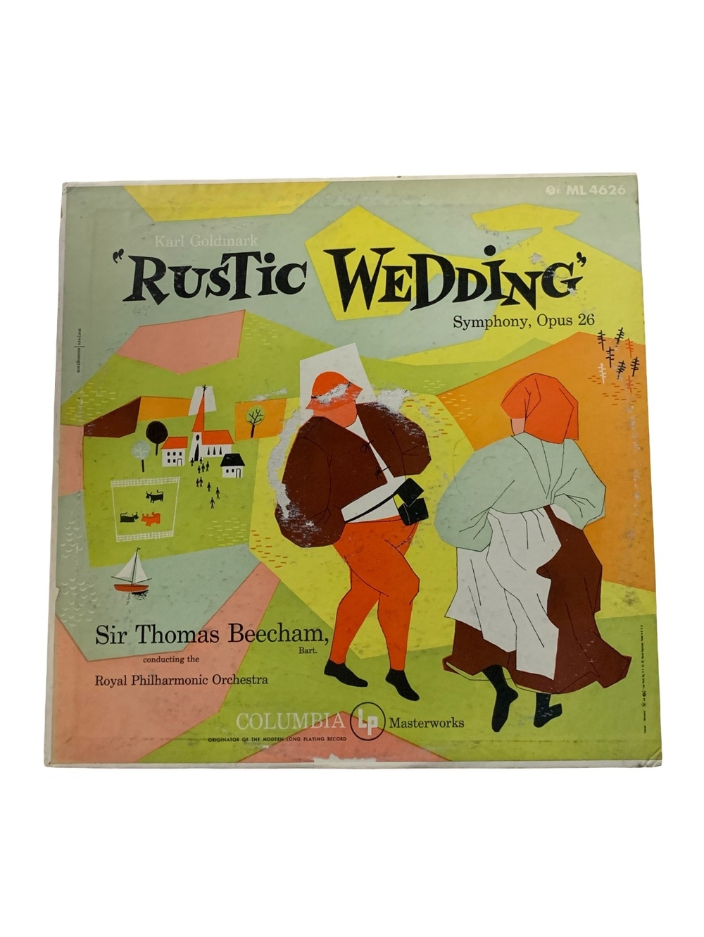 Goldmark Rustic Wedding Symphony Opus 26 Sir Thomas Beecham LP Columbia Vinyl LP